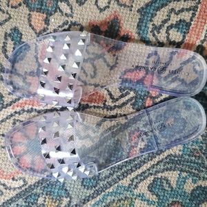 Chinese laundry clear sandals